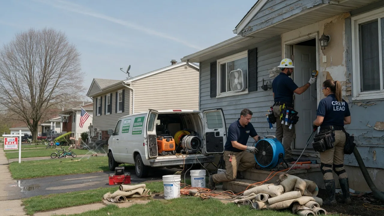 Flood Cleanup in Garfield, NJ near me